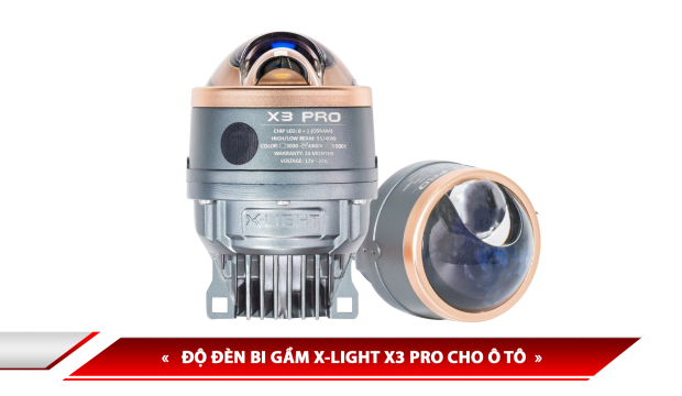 TỔNG HỢP ĐỘ ĐÈN BI GẦM X-LIGHT X3 PRO CHO Ô TÔ